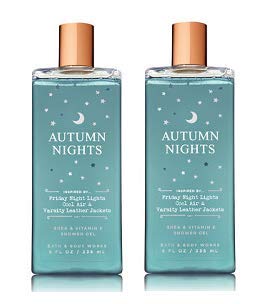 Amazoncom Bath And Body Works 2 Pack Autumn Nights Shower