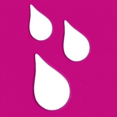 Super Cool Creations Raindrop Mirrors - Set of Three Raindrops