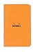 Rhodia Slim Slim Staplebound Notebooks - Graph 48 sheets - 3 x 4 3/4 in. - Orange cover (119158C)