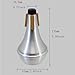 Trumpet Straight Mute,HoFire Lightweight Aluminum Practice Trumpet Mute Silencer