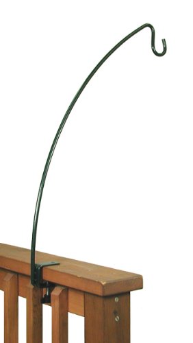 Stokes Select 24-Inch Metal Clamp-On Deck Hook for Bird Feeder