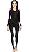 Phantom Aquatics Snorkeling Swim Lycra Skin Full Suit Wetsuit, Black/Pink, Small