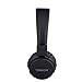 Kids Bluetooth Headphones Foldable Volume Limiting Wireless/Wired Stereo On Ear HD Headset with SD Card FM Radio in-line Volume Control Microphone for Children Adults (Black)
