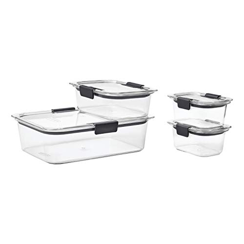 Rubbermaid Brilliance LeakProof Food Storage Containers with Airtight