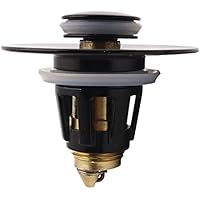 Seifalior New Design Bathroom Sink Stopper, Strainer, Drain Hair Catcher, Anti Clogging Basket. Push Type Bounce Bullet…