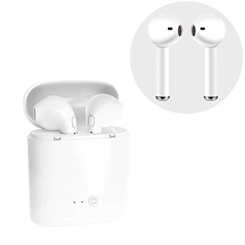 Wireless Earbuds Bluetooth Headphones in-Ear Stereo Sound and Built-in Mic for iPhone Samsung and Android Phones White(Single Earbud, Left)