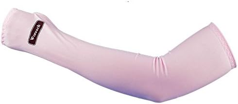 Woreach Outdoor Sport UV Sun Protection Full Arm Cover For Cycling, Fishing, Golf, Driving, Jogging, Climbing (Pink)