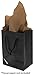 Novel Box Black Gift Bags with Handles 10 Pack 4.75x3.25x6.75 Inches Small Paper Bulk Gift Bags for Business, Shopping, Birthday, Party Favor - Euro Tote Paper Bag for Groceries & Personal Use