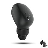 Bluetooth Headphones Magnetic Charging Invisible In Ear Earpiece Wireless Earphone Mic Hands-Free Calls Stereo Single Headset Sports Earbuds for iPhone Android Smartphones, Black