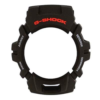 Casio 10092979 Genuine Factory Casio Replacement Black Rubber Bezel fits G-2900-1A G-2900F-1V