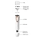 Pretfarver 4 iN 1 Facial Hair Remover for Women Painless Hair Removal Eyebrow Nose Hair Trimmer USB Chargeable Women Shaver
