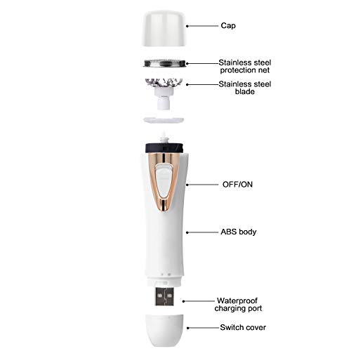 Pretfarver 4 In 1 Bikini Trimmer For Women Professional Facial