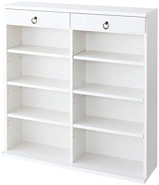 Amazon 奥行24cmのスリム設計 薄型 キッチン収納 幅cm ミニ食器棚 幅90 スリム ホワイト おしゃれ 薄型 小さい食器棚 完成品 コンパクト キッチン収納 90幅 浅い 安い 食器棚 オンライン通販