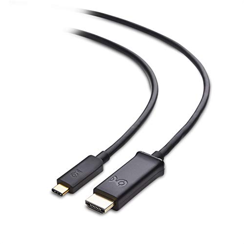 Cable Matters USB C to HDMI Cable (USB-C to HDMI Cable) Supporting 4K 60Hz in Black 6 Feet - Thunderbolt 3 Port Compatible for MacBook Pro, Dell XPS 13, 15, HP Spectre x360, Surface Book 2 and More