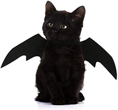 Seipe Cats Dogs Halloween Costumes Funny Bat Wing Accessories Cosplay Party Props