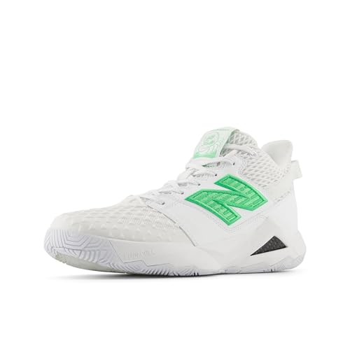 New Balance Women's Coco CG2 Tennis Shoe, White/Green Apple, 6.5 W