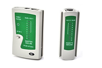 RJ45 and RJ11 Network Cable Tester Quality Master Cables Product