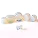 Longbeauty 15Pairs Mixed Stone Saddle Ear Plugs Stretcher Expander Tunnels Ear Gauges Piercing Jewelry 16MM