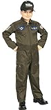 Rubie's boys Air Force Fighter Pilot Costume, One