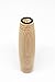 Kururin Fidget Stick Table Top Rolling Skill-Based Desk Wood Spinner Toy - Includes Premium LunaTac Ring Grip Pads