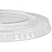 SOLO Cup Company - Ultra Clear Flat Cold Cup Lids f/16-24 oz Cups, PET, 100/Pack