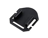 Shopready Tactical MOLLE Webbing Adapter Flat Aluminum Mount Quick Release Base for GoPro Hero 1, Hero 2, Hero 3, Hero 3+, Hero 3 Plus, Hero 4 Camera - Black