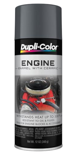 Dupli-Color Engine Paint with CERAMIC, Gloss, Cast Iron, 12 oz