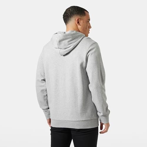 Hommes HH Logo 3.0 Sweat à Capuche, Gris chiné 2.0, XL