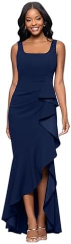 betsy & adam women's ruffled asymmetric-hem dress Amazon.com: Betsy & Adam Women's Sleeveless High Neck Ruffle Detail Asymmetrical Hem Dress, Black, 2 : Clothing, Shoes & Jewelry