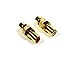 1-Pr Philmore Gold RCA To RCA Bulkhead Female Jacks, Red and White Panel Mount