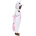 Silver Lilly Kids Unicorn Animal Costume - Childrens Plush One Piece Pajamas
