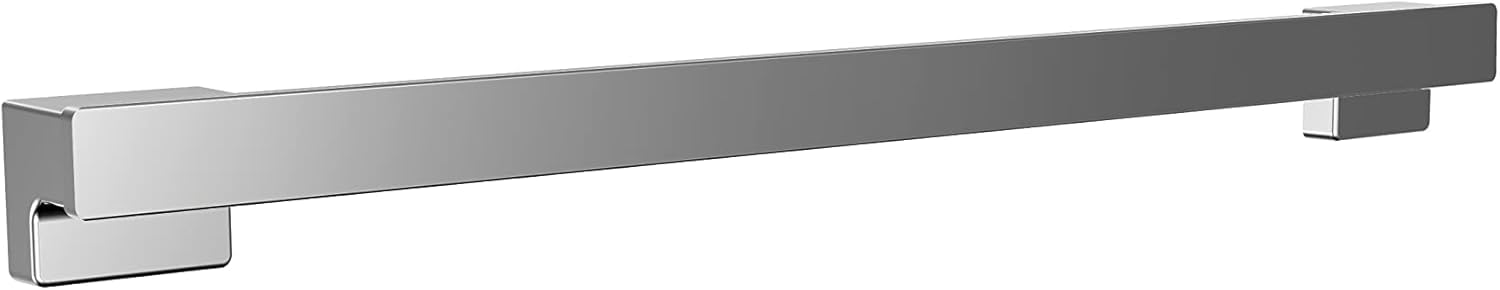 EMCO Cue Bathroom Towel Rail Wall Mounted 600mm Metal Towel Rail Towel Rail for Hand and Bath Towels, Chrome