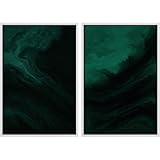 MUDECOR Framed Canvas Print Wall Art Set Deep