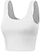 Fifth Parallel Threads FPT Basic Crop Tank Top White M