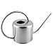 Darware Stainless Steel Watering Can — 1.3 Quart / 44oz / 1300 ml Capacity Brushed SS Watering Pot, Long Spout & Elegant Curved Handle