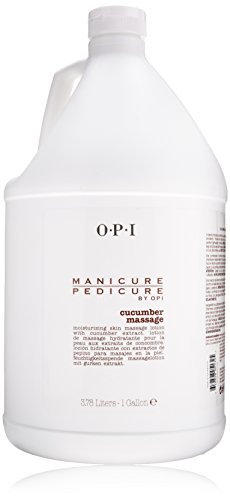 OPI Manicure Pedicure Cucumber Massage Lotion for Unisex, 128 Ounce