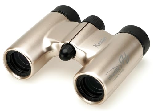 ケンコー(Kenko) 双眼鏡 ウルトラビューH 10×21DH FMC ダハプリズム式 10倍 21口径 コンパクト 軽量190g フルマルチコーティング ライブ・コンサート・観劇用 ゴールド 320051