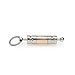 JIFENG® Cigar Punch - Copper Engraved - Rose Gold & Silver Flametongue Totem Carving - 2 Size Blades - Retractable and Screw Out - Gift Box Included - Smoking Accessories - Perfect for Outdoor Use