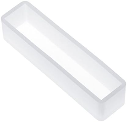 Kimruida Silicone Mold DIY Square Rectangle Exopy Resin Mirror Crafts Jewelry Decoration (H)