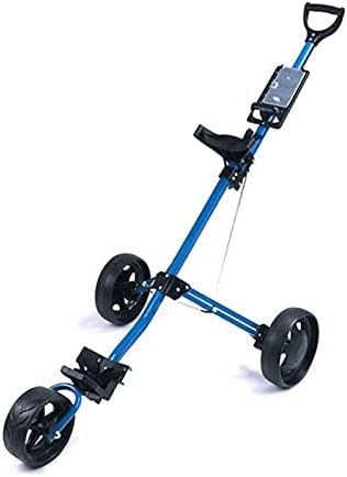TUHFG Golf Push Cart Trolley 3 Wheel Golf Push Cart,Golf Cart with Brake Golf Cart 3-Wheels Push Pull Golf Cart Aluminium Alloy Foldable Trolley TUHFG Golf Push Cart Trolley 3 Wheel Golf Push Cart,Golf Cart with Brake Golf Cart 3-Wheels Push Pull Golf Cart Aluminium Alloy Foldable Trolley