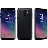 SAMSUNG GALAXY A6 (2018) SM-A600GN/DS DUAL SIM 5.6" HD+ 32 GB 3 GB RAM Octa-Core 1.6Ghz, 4G LTE 16MP Front Camera + Led Flash -Fingerprint -Factory Unlocked -International Version -No Warranty (Black)