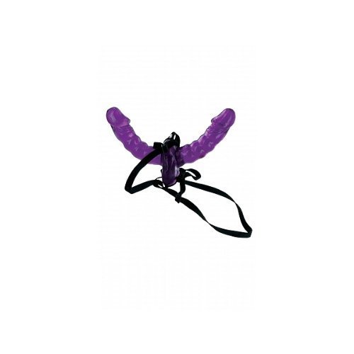 Pipedreams Fetish Fantasy Double Delight Strap-on with Free Love Mask