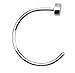 Forbidden Body Jewelry Nose Ring Hoop, Surgical Steel Comfort Fit Nose Ring Hoop/Silver Tone 22G (8mm)