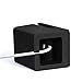 iClassic Apple Watch Stand 1984 Mac Apple iWatch Charger Stand Charging Dock Holder Charging Station with Nightstand Mode for Apple i Watch Charger 42mm/38mm with Cable Management - Classic Black