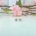 4mm Clear Glass Rhinestone Invisible Clip On Earrings for Non-Pierced Ears