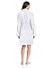 Seven Apparel Hotel Spa Collection Popcorn Jacquard Bath Robe, One Size, White