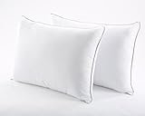2-Pack Springs Home / Home Fashion Designs 300 Thread Count Super Support Cotton Luxury Bed Pillows. Soft and Supportive Pillows for All Sleep Positions.