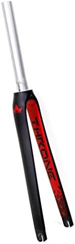 Throne Carbon Alloy Track Fork Matte Black-Red (THCAF-RD)