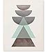 Midcentury Modern Art Scandinavian Print Scandinavian Art Mid Century Art Mid Century Print Mid Century Modern Geometric Print Modern Wall Art Mountain Art Print Watercolor Poster 8x10