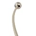 Zenna Home, Satin Nickel NeverRust Rustproof Aluminum Tension Mount Curved Shower Rod